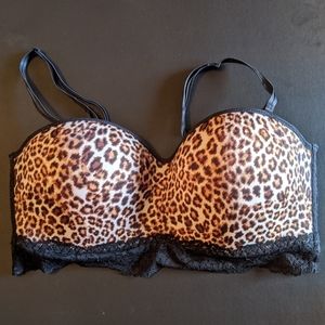 Leopard print bandeau